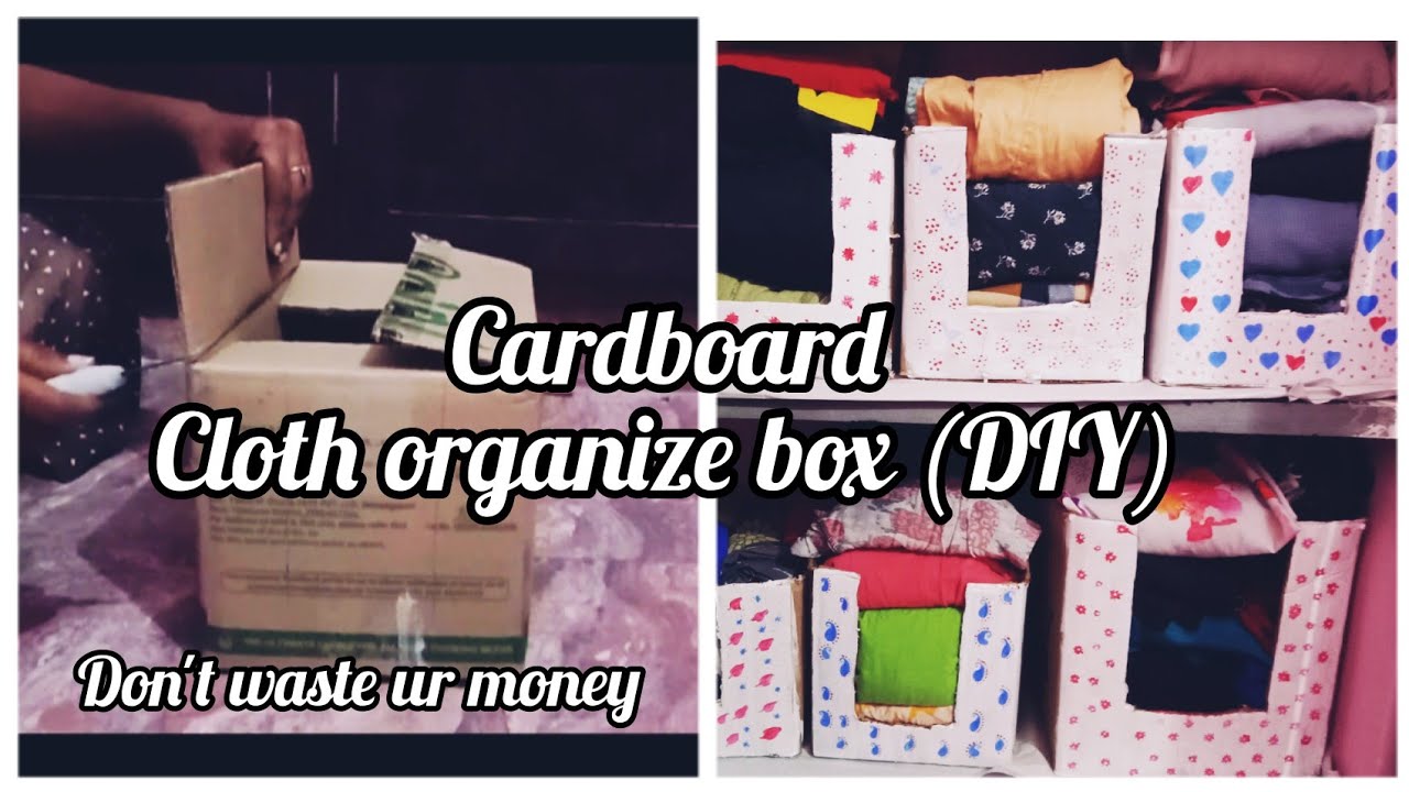 Organize Box Project 📦cardboard organize box 👍 (DIY) செலவே இல்லாமல் இப்படி பண்ணுங்க 🤞அழகா ...