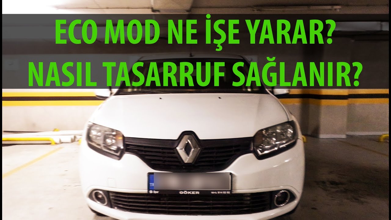 Renault ECO mod tuşu - SYMBOL ECO MOD TUŞU - CLİO ECO MOD TUŞU - ECO