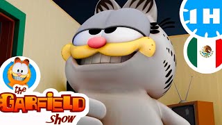 ¡Garfield hace el papel de Nermal!  Garfield en español