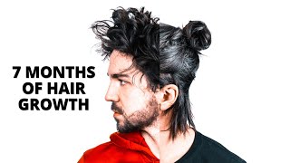 7 Months of Hair Growth - Phase 7 of Growing My Hair Out