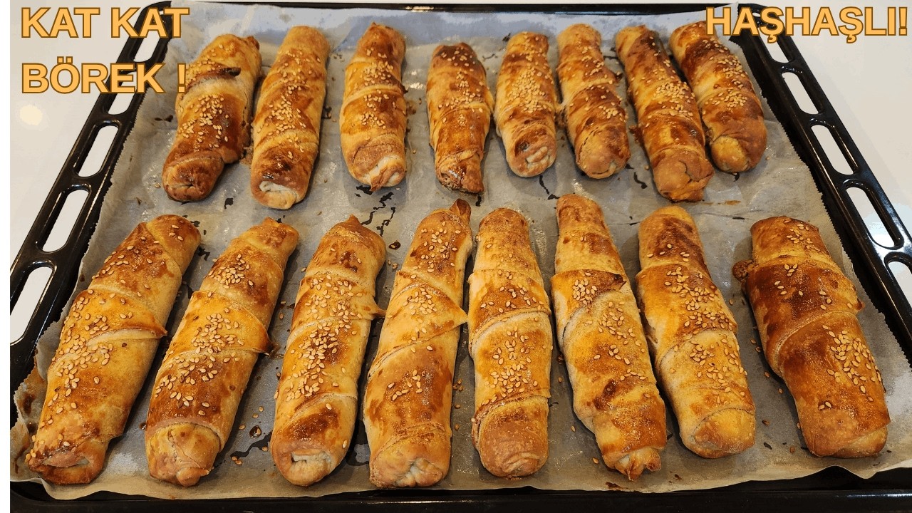 Haşhaşlı Mercimekli Börek Tarifi! 😍 Kat Kat Lezzetli ve Çok Pratik ✅ 🏆 🙏 Haşhaşlı Mercimekli Börek Tarifi! 😍 Kat Kat Lezzetli ve Çok Pratik ✅ 🏆 🙏