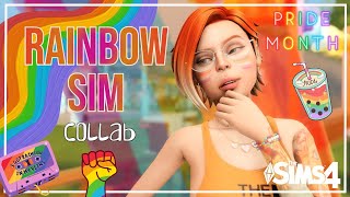 RAINBOW SIM ? | PRIDE COLLAB 2023 | The Sims 4