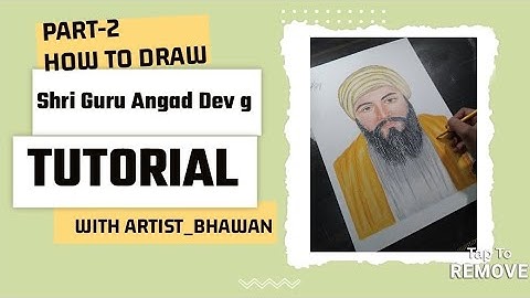 Drawing ✨️ Shri Guru Angad Dev ji | ✨️ ਸ਼੍ਰੀ ਗੁਰੂ ਅੰਗਦ ਦੇਵ ਜੀ 🙏 | Part-2 #Artist_Bhawan #viral #easy