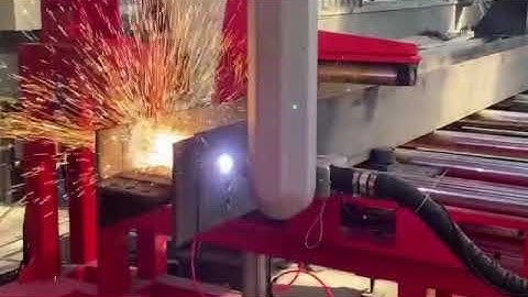 H beam Profile CNC Plasma Flame Cutting Marking beveling drilling Machine