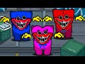 Huggy Wuggy, Kissy Missy, Poppy Playtime Red (compilation #8) ◉ funny animation Among us