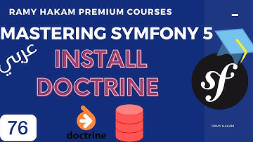 #076 Mastering Symfony 5 Course Arabic |  Install Doctrine Pack - بالعربي Symfony شرح