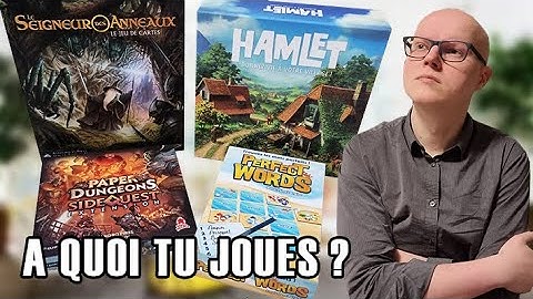 Hé Zeugma, A quoi tu joues ? Paper Dungeons Sidequest, Hamlet, Perfect Words & Seigneur des Anneaux