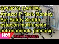 Sports capital amazor p rack monkey bar safety spotter estacin multifuncin entrenamiento gimnasio
