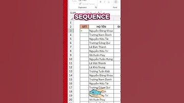 Cách đánh số thứ tự cực nét trong excel 🥰🥰🥰