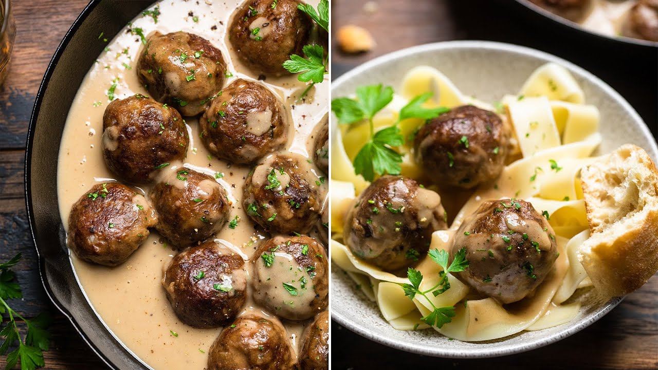 Easy Vegan Swedish Meatballs Better Than Ikea YouTube