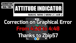 Attitude Indicator Correction 4:20 - 4:48 on Graphical Error