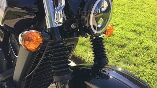 Project 2016 Indian Scout Sixty Part 6 (Bikers Choice Fork Boots)