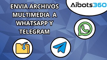 Cómo enviar archivos multimedia en WhatsApp y Telegram con AIBOT360
