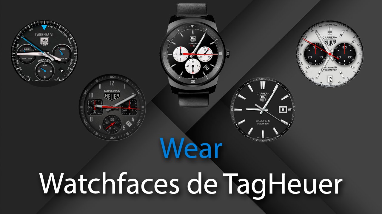 wear os tag heuer face