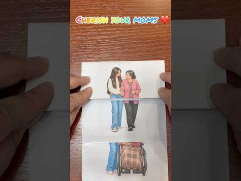 Cherish your moms❤️ #shorts #puzzle #handmade #art #drawing #papercraft