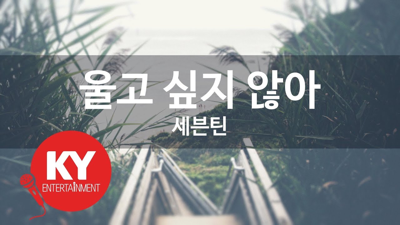 울고 싶지 않아 - 세븐틴 (KY.49559) [KY 금영노래방] / KY Karaoke