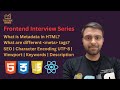HTML Metadata & Meta Tags in Head Tag | SEO, Character Encoding, Viewport, Keywords, Description