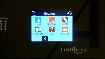 Bullfrog Spa Touch screen pad controller