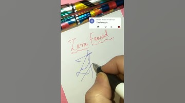 🌙Zara Fawad Signature ✍️ #youtubeshorts #ytshorts #youtube