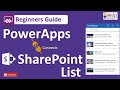 PowerApps using Sharepoint list - PowerApps Tutorial