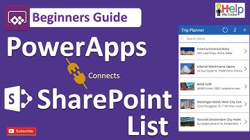 PowerApps using Sharepoint list - PowerApps Tutorial