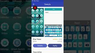 how to change the the of tuzen z2 eith Samsung themes screenshot 2