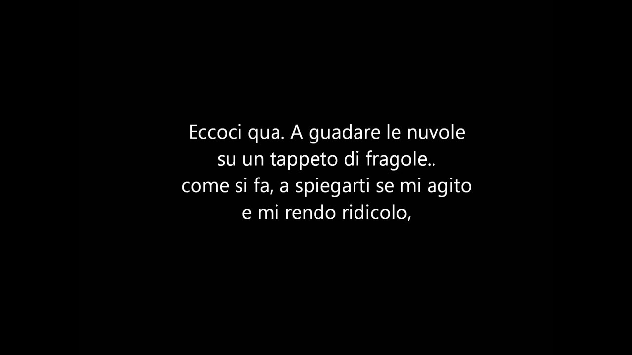 Modà Tappeto Di Fragole Lyrics