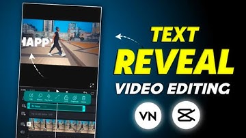 How To Make Reveal Text As You Walk In Vn Video Editor | Text Reveal Video Editing in VN App