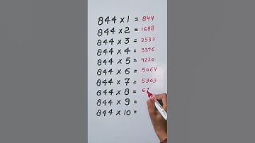 Find mistake in last digit of Table 844...🤔#maths #reasoning