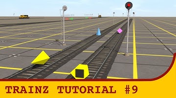 Trainz route building tutorial Ep. 09 | Signals, Trackmarks & Other track side objects