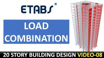 (08)  Define The Load Combinations- Tall Buildings Design - Etabs