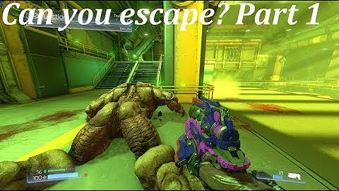 Doom SnapMap - Can you escape Part 1 - 1440p.