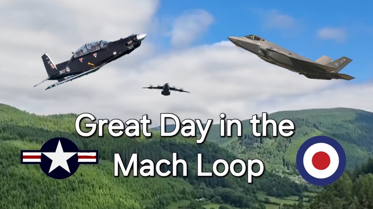 AMAZING DAY, Low Level Military Aircraft In The Mach Loop, Wales - YouTube