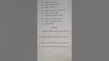 Question Paper of IT(Internet Technologies) CRSU,Jind