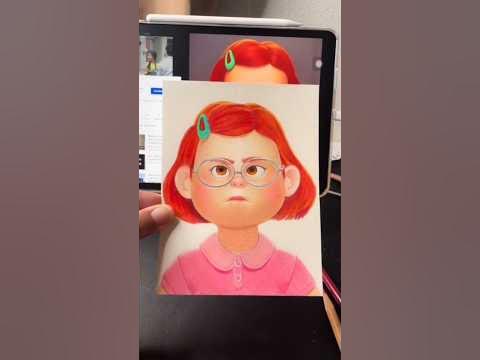 Drawing Meilin lee from turning red using Cupixel YouTube
