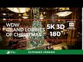 Walt Disney World's Grand Lobbies of Christmas (5K 3D 180°)