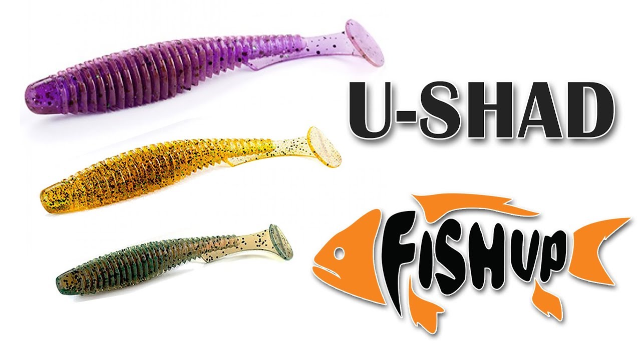 FISHUP U-SHAD - УНИВЕРСАЛЬНЫЙ СОЛДАТ. Подводная съемка. Приманки для ...