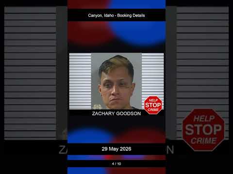 Canyon, Idaho Booking Records - 29 May 2026