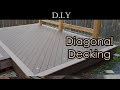 DIY Deck (Part 11): How to install diagonal decking using Azek PVC boards like a pro?