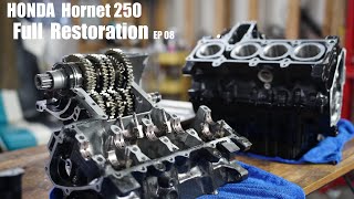 Honda Hornet Motorcycle Full Restoration 8｜I am not satisfied with this, so I reassembled the engine by ふみっちょドライビング 74,897 views 3 months ago 21 minutes