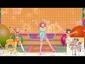 「デレステ」LET&#39;S GO HAPPY!! (Game ver.) 龍崎薫、城ヶ崎莉嘉、諸星きらり、赤城みりあ、市原仁奈 SSR