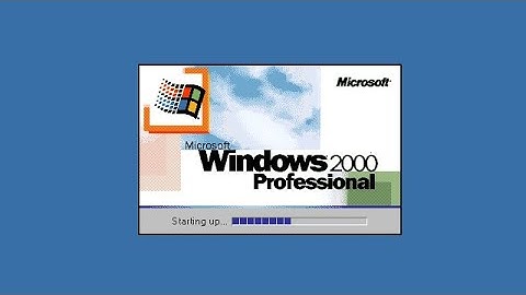 Windows 2000 Early beta 3 startup and shutdown screen evolution #windows2000