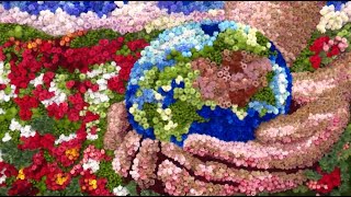 EXPO 2023 DUSHANBE | DECORATION OF PANELS WITH FLOWERS