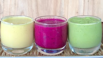 Cách làm SINH TỐ TRÁI CÂY thơm ngon bổ dưỡng cho ngày hè | sống khoẻ tự nhiên