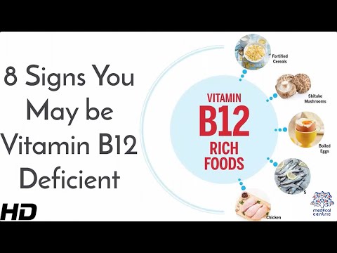 8 Signs You May be  Vitamin B12 Deficient.