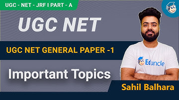 NTA UGC NET JRF 2022 General Paper 1 Most Important Topics #ugcnetexam2022