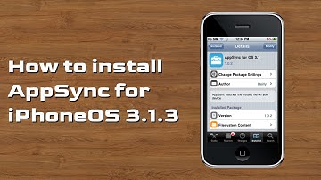 How to install AppSync for iPhoneOS 3.1.3