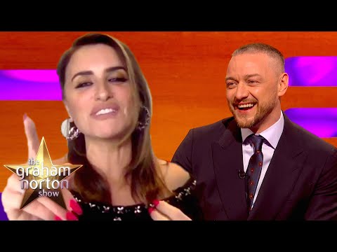 Penélope Cruz Calls Out James McAvoy For His Impression Of Her | The Graham Norton Show