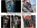 The meaning of the tattoo Gorilla - Facts and photos examples for the site tattoovalue.net