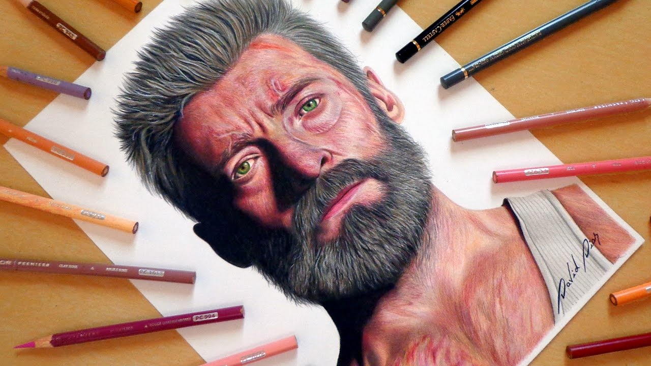 Speed Drawing: Logan - YouTube